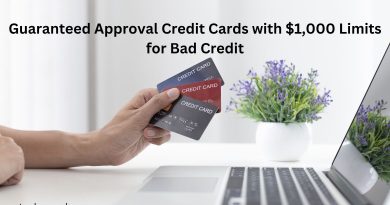 Guaranteed Approval Credit Cards with $1,000 Limits for Bad Credit